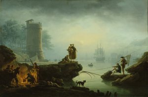 早晨，1760年。 作者 克劳德·约瑟夫·韦尔内