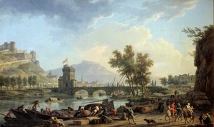 1774 年钻探的方法 Joseph Vernet (1714-1789) 1774 Dim. 作画。 0,97x1,62 m 蒙彼利埃，法布尔博物馆 作者 克劳德·约瑟夫·韦尔内