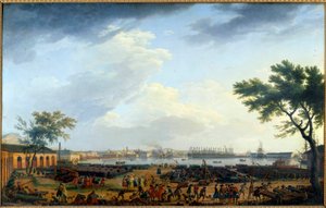 Joseph Vernet (1714-1789) 18 世纪的土伦港和阿森纳画作。 巴黎，海洋博物馆 作者 克劳德·约瑟夫·韦尔内