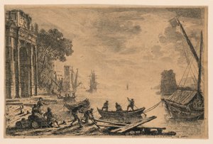 海港风光 作者 克劳德·洛兰
