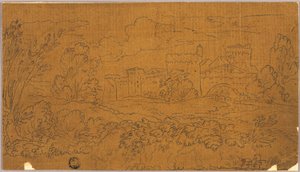 有城寨的风景 作者 克劳德·洛兰