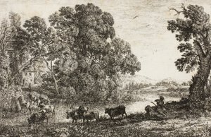 牛郎，1636年 作者 克劳德·洛兰