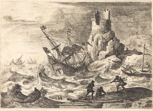 沉船（Le naufrage） 作者 克劳德·洛兰