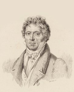 作曲家Anton Reicha 1770-1836的肖像，1837年。 作者 克劳德·玛丽·弗朗索瓦·迪恩