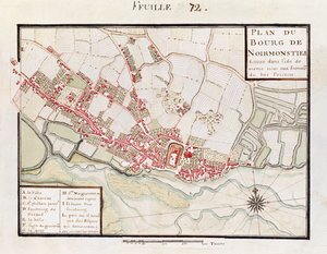 Atlas 131 H. Fol 72 Noirmoutier-en-l&39;Ile计划，c.1700（纸笔，墨水和纸张）