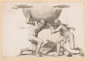 阿特拉斯将天球交给海格力斯 作者 克劳德·梅伦