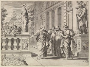 纪念罗马学院的寓言，由Borghese家族于1615-88年创立。 作者 克劳德·梅伦
