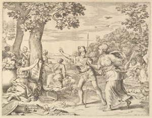 关于法国善政的寓言，1685年。 作者 克劳德·梅伦