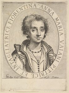 安娜·玛丽亚·瓦安妮（Anna Maria Vaiani），1624-36。 作者 克劳德·梅伦