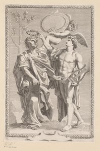 阿波罗王冠 普布利乌斯-维吉尔-马罗
Publius Vergilius Maro 的扉页，Publii Virgilii Maronis Opera，1641 年。 作者 尼古拉斯·普桑（Nicolas Poussin）