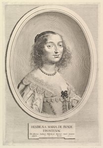 Henriette-Marie de Buade-Frontenac，1641年。 作者 克劳德·梅伦