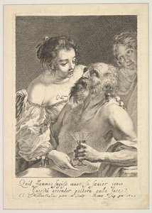 罗得和他的女儿们，1629年。 作者 克劳德·梅伦