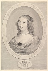 Ludovica Maria Gonzaga，波兰女王，1645年。