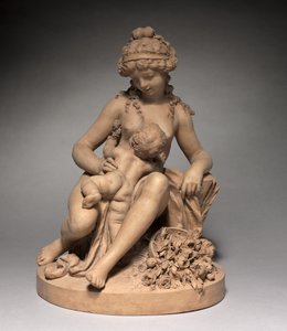 1780年代，年轻时的女人和孩子