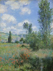 Vétheuil的视图。 1880年