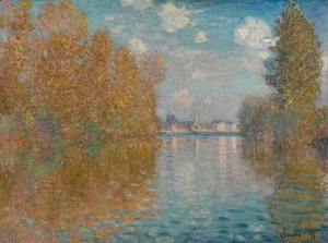 1873年在阿根廷的秋天效应。 作者 Claude Monet