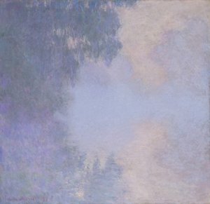 吉维尼米斯特附近的塞纳河分支，1897年。 作者 克劳德·莫奈