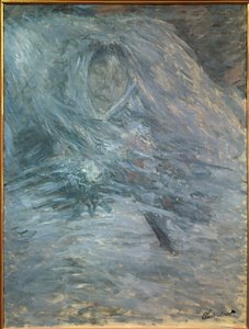 卡米尔临终前（艺术家的第一任妻子 1847-1879） 作者 克劳德·莫奈
