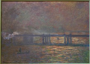 查令十字桥 作者 Claude Monet