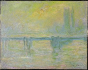 查林十字桥：雾，1902年 作者 克劳德·莫奈