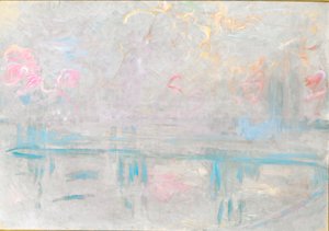 Charing Cross Bridge, c.1900 (oil on canvas) 作者 Claude Monet