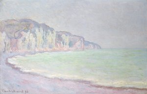 普维尔的悬崖，1896年 作者 克劳德·莫奈
