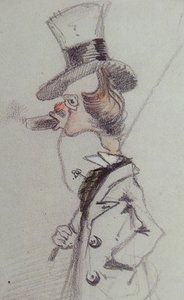 丹迪与雪茄丹迪·奇加勒，约1857年 作者 克劳德·莫奈