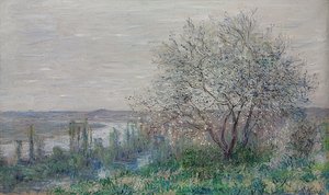 Vétheuil的春天心情。 1880年 作者 克劳德·莫奈