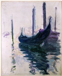 1908年在威尼斯的贡多拉 作者 克劳德·莫奈