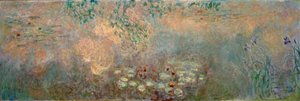 鸢尾花的荷花池 作者 Claude Monet