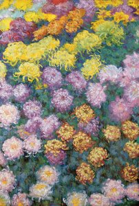 菊花山 作者 克劳德·莫奈