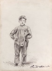 莫奈--乡村少年》，1857 年，2013.985 作者 克劳德·莫奈