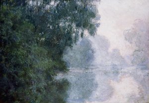 塞纳河上的早晨，雾的影响；塞纳河上的早晨，雾的影响，1897年 作者 克劳德·莫奈