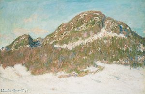 科尔萨斯山，阳光效应，1895年 作者 克劳德·莫奈