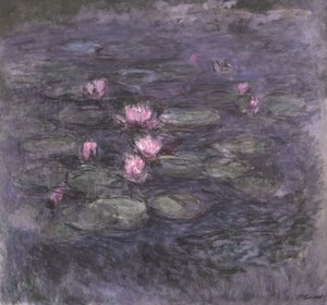 睡莲，约 1914 年（布面油画） 作者 克劳德·莫奈