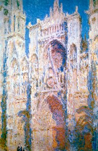 鲁昂大教堂，《蓝色与金色的和谐》，1894年 作者 克劳德·莫奈