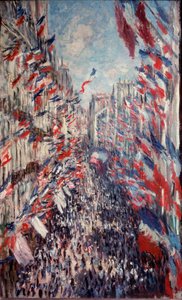 Rue Montorgueil in Paris 作者 克劳德·莫奈
