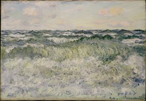 海景，1881年 作者 克劳德·莫奈