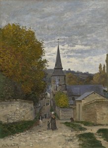 Sainte-Adresse街，1867年 作者 克劳德·莫奈