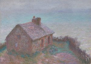 瓦伦格维尔的海关大楼，1897年。 作者 克劳德·莫奈