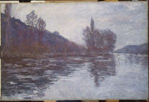 吉维尼附近的塞纳河，1894年 作者 Claude Monet
