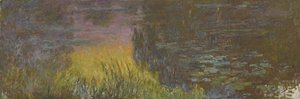 睡莲-夕阳（1914-1926） 作者 克劳德·莫奈