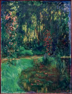 吉维尼池塘的一角 作者 Claude Monet