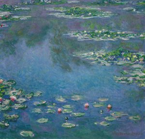 睡莲》，1906年。 作者 克劳德·莫奈