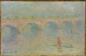 滑铁卢桥，太阳效果（滑铁卢桥，索纳） 作者 Claude Monet