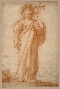 库曼·西比（Cuman Sibyl），约1630年 作者 克劳德·维尼翁