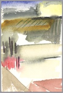 炎热的夏日，1994年（水彩画） 作者 克劳迪娅·哈钦斯（Claudia Hutchins）