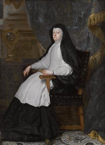 德语：Maria Anna von Österreich, Gemahlin König Philipps IV von Spanien, als Witwe 奥地利的玛丽安娜，西班牙国王菲利普四世的王妃，作为寡妇 作者 克劳迪奥·科洛