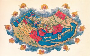 托勒密的世界地图（约公元150年）。1912 作者 克劳狄·托勒密