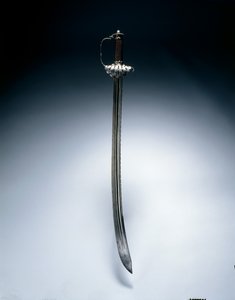 狩猎剑，约1630年（钢和木头） 作者 克莱门斯·威廉姆斯